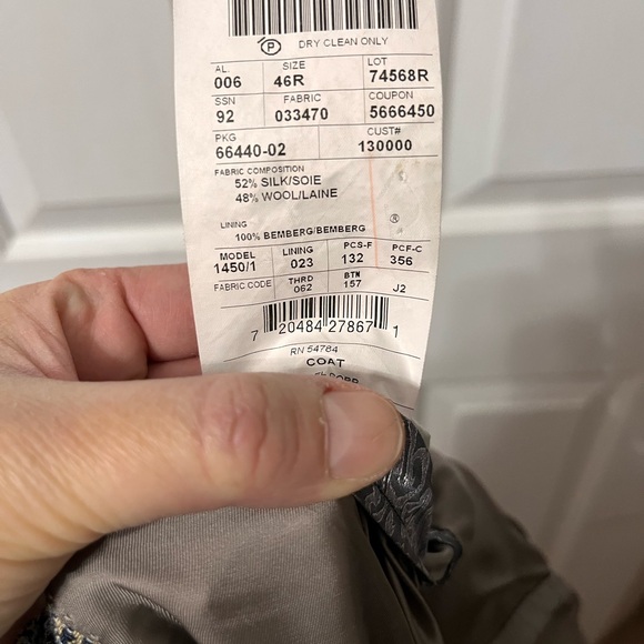 Men’s JOSEPH ABBOUT 52% Silk 49% Wool Jacket - Picture 9 of 10